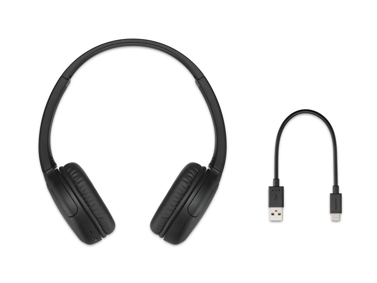 Wireless On-Ear Headphones with Mic Black J89399