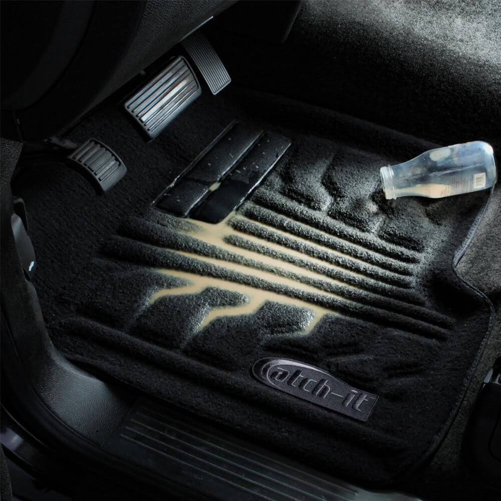 Black Vinyl Rear Floor Mat N74155