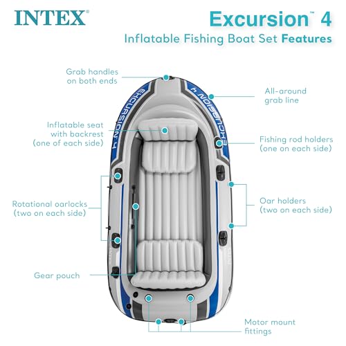 Inflatable Boat with Oars and Pump U7439
