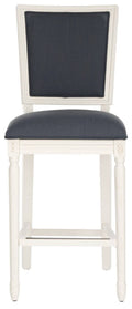 Navy/Cream Rectangle Bar Stool (Set of 2) T37682