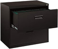 2 Drawer Lateral File Cabinet in Black Y966424