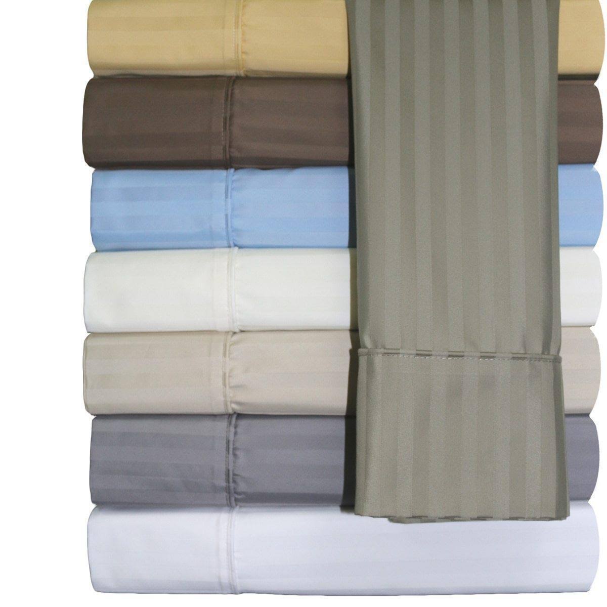 King Damask Bed Sheets A295241