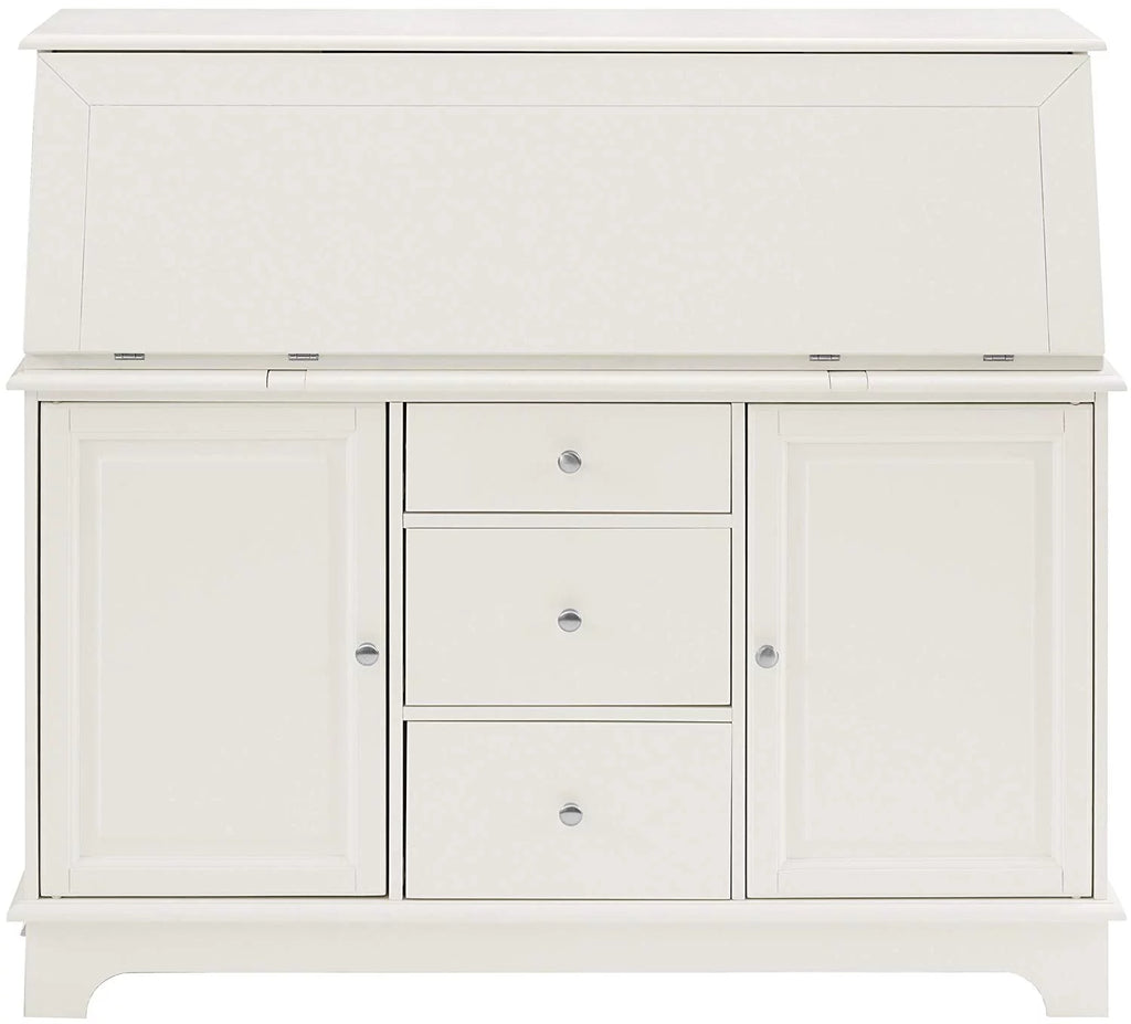 White Secretary Desk W58635