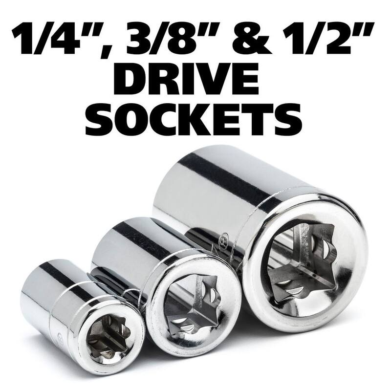 1/4 in., 3/8 in. and 1/2 in. 72-Tooth Ratchet Mechanics Tool Set (244-Piece) D73255