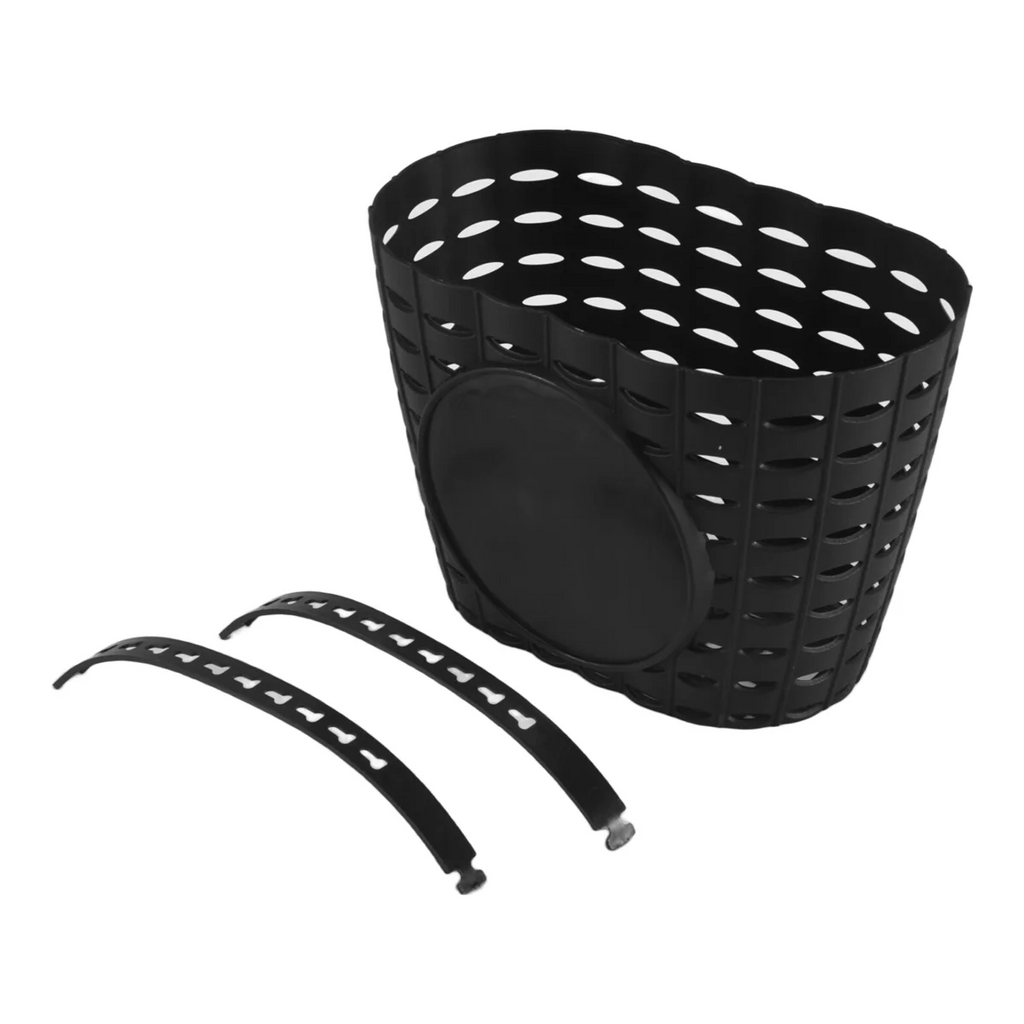 Black Plastic Kids Bike Basket Q544409
