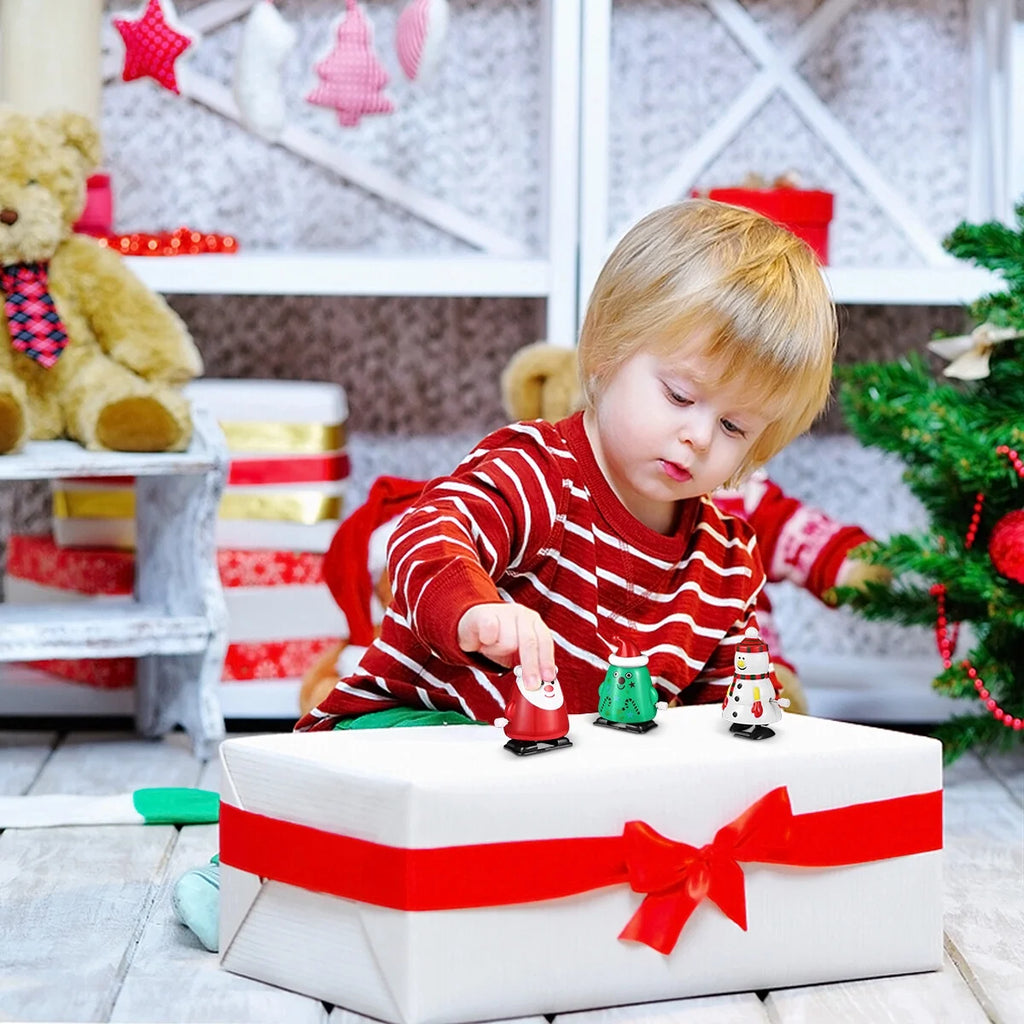 8pcs Christmas Wind Up Toys V1690