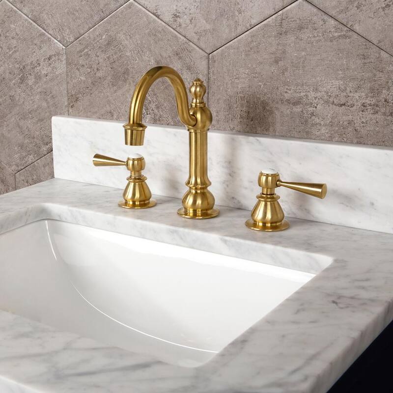 Adjustable Widespread 2-Handle High Arc Lavatory Faucet L720350