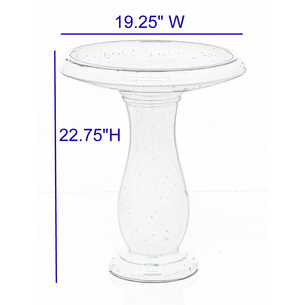White Bird Bath M57569