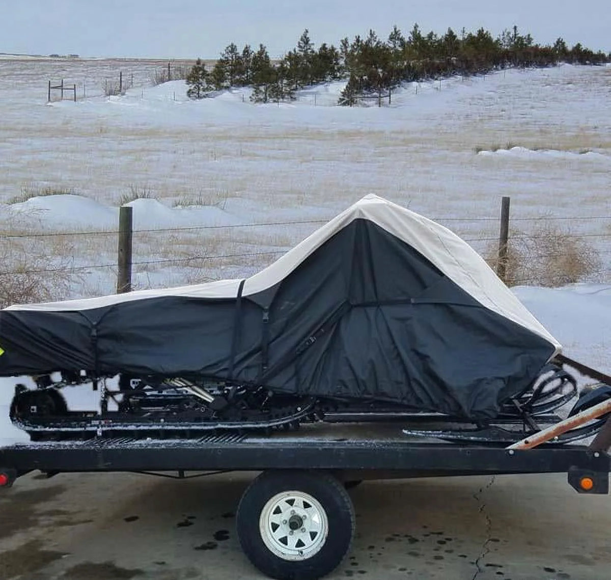 600D Snowmobile Travel and Storage Cover S708