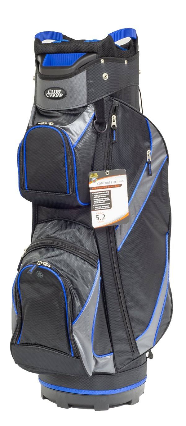 Black/Gray/Blue Cart Bag S468