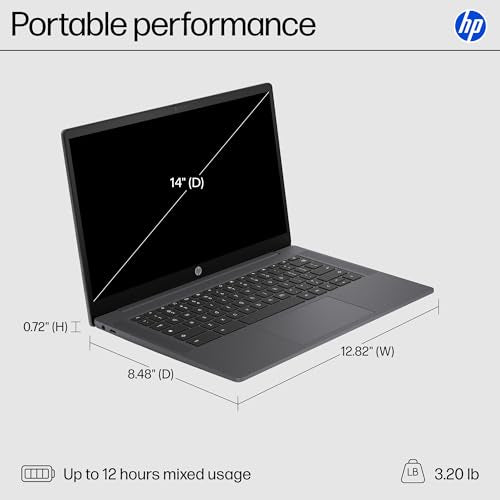 14 inch Chromebook, Intel Processor N100, 8 GB RAM, 128 GB UFS X569747