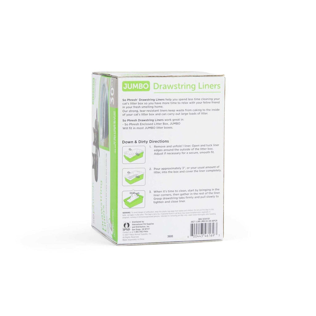 Drawstring Cat Litter Box Liners A7032
