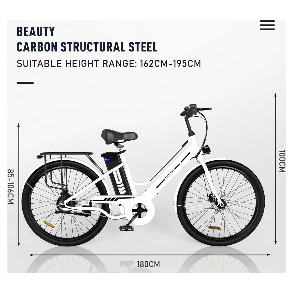 Electric Bike 500W Motor 36V 12AH Removable Battery R232