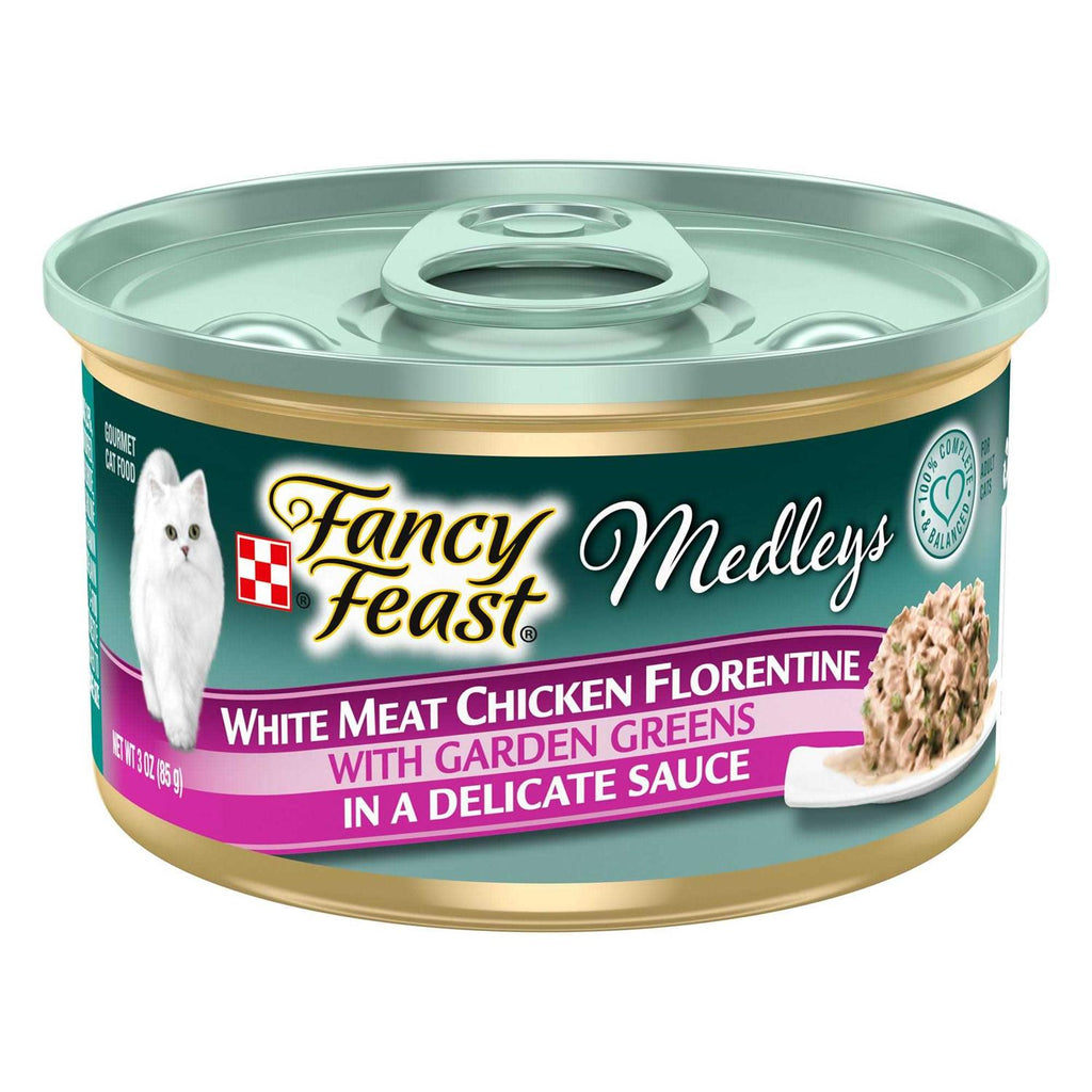 White Meat Chicken Spinach Wet Cat Food Can N83872