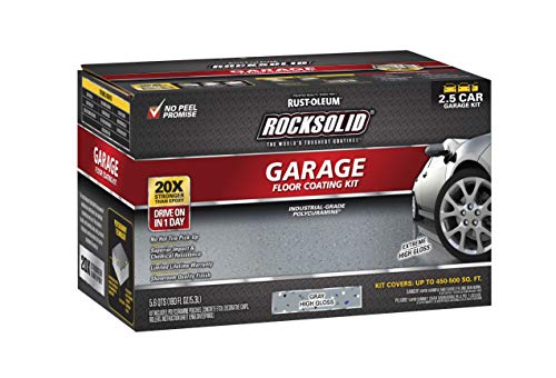 2.5 Car Kit Gray Garage Floor Coating with Gray Blend Decorative Color Chips S9765