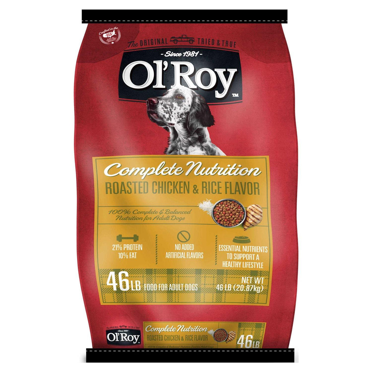 Roasted Chicken & Rice Flavor Dry Dog Food D257