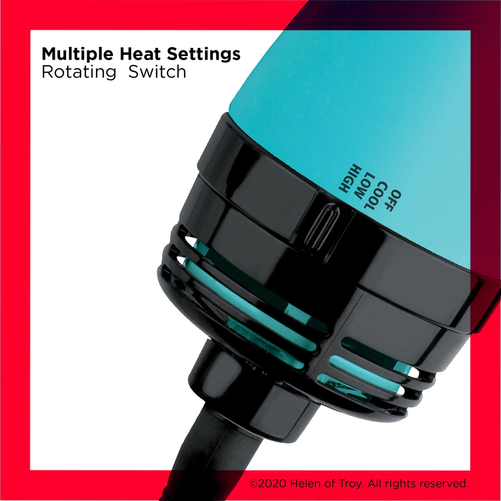 Mint Ceramic Hair Dryer and Hot Air Brush B9323