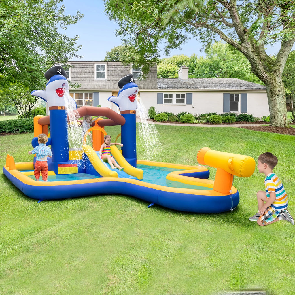 Inflatable Water Slide Park Bounce House Splash Pool V1561