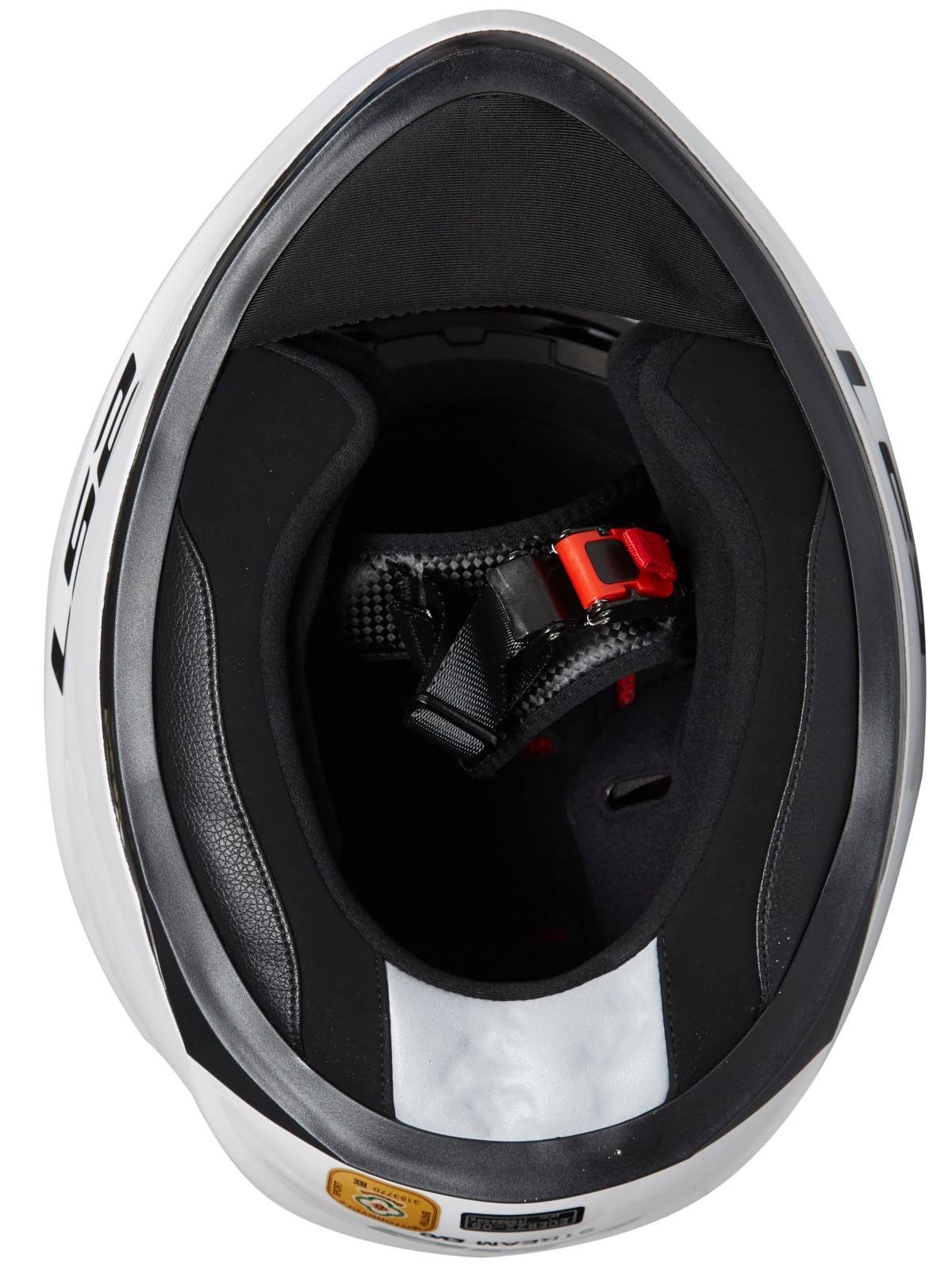 Solid White Motorcycle Helmet P224