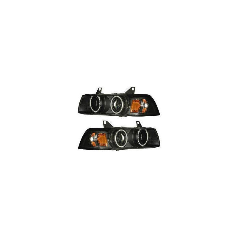 Projector Headlight Set with Halo B168