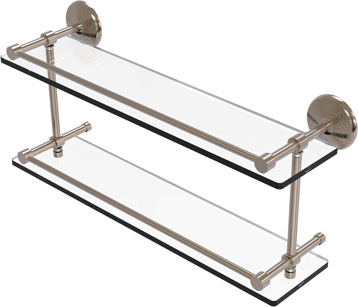 Satin Chrome Glass Shelf O25498