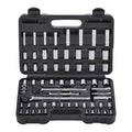 1/4 in., 3/8 in., and 1/2 in. Drive SAE and Metric Socket Set, 64-Piece P45351