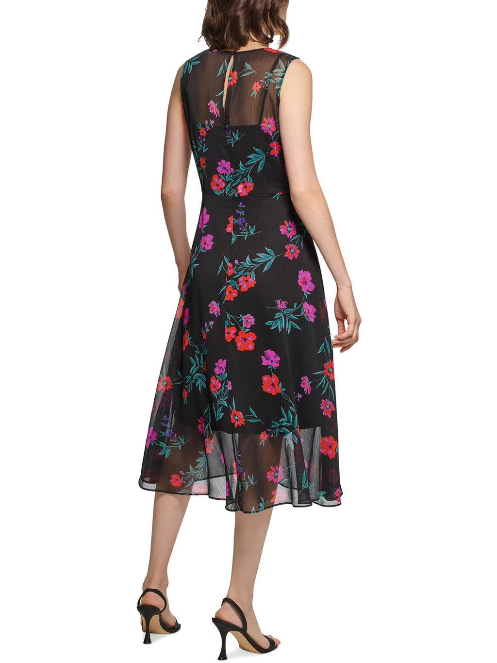 Surplice Midi Fit & Flare Dress C116747