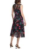 Surplice Midi Fit & Flare Dress C116747