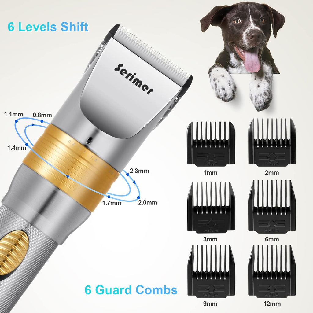 Dog Clippers Plug-in Grooming Kit 12V Heavy Duty Pet Hair Trimmer Set N65700