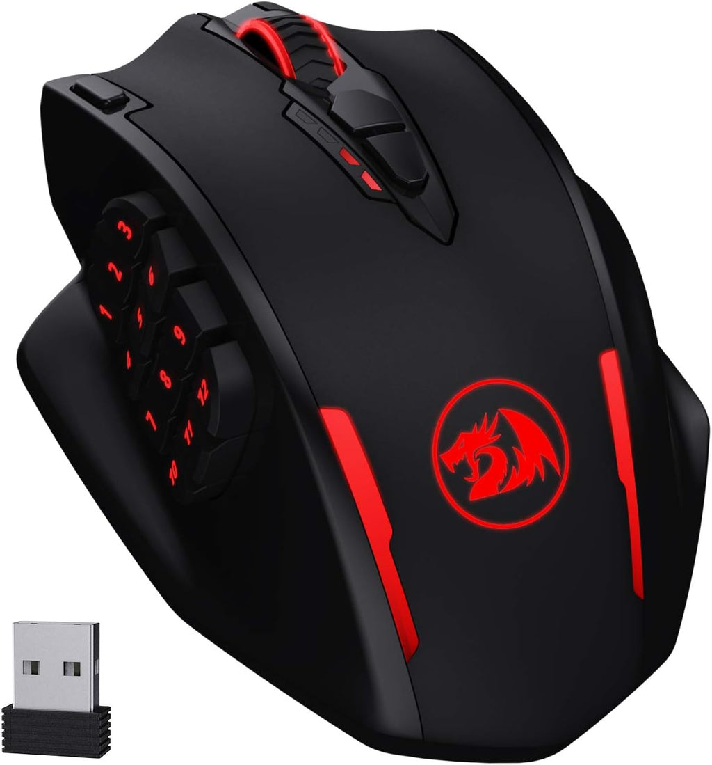 RGB LED Wired Gaming Mouse with Side Buttons D486