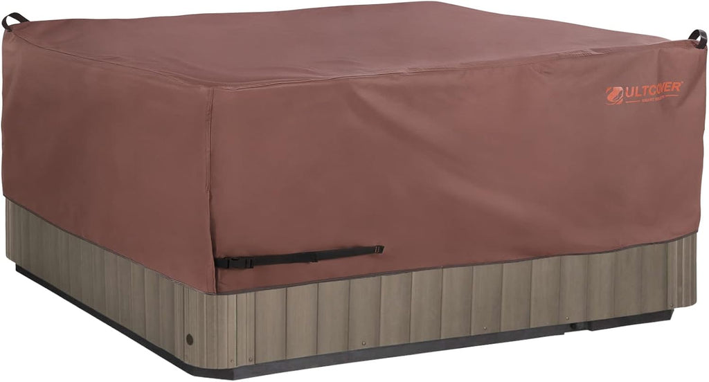 Black 76 inch Square Outdoor Hot Tub Cover A9235