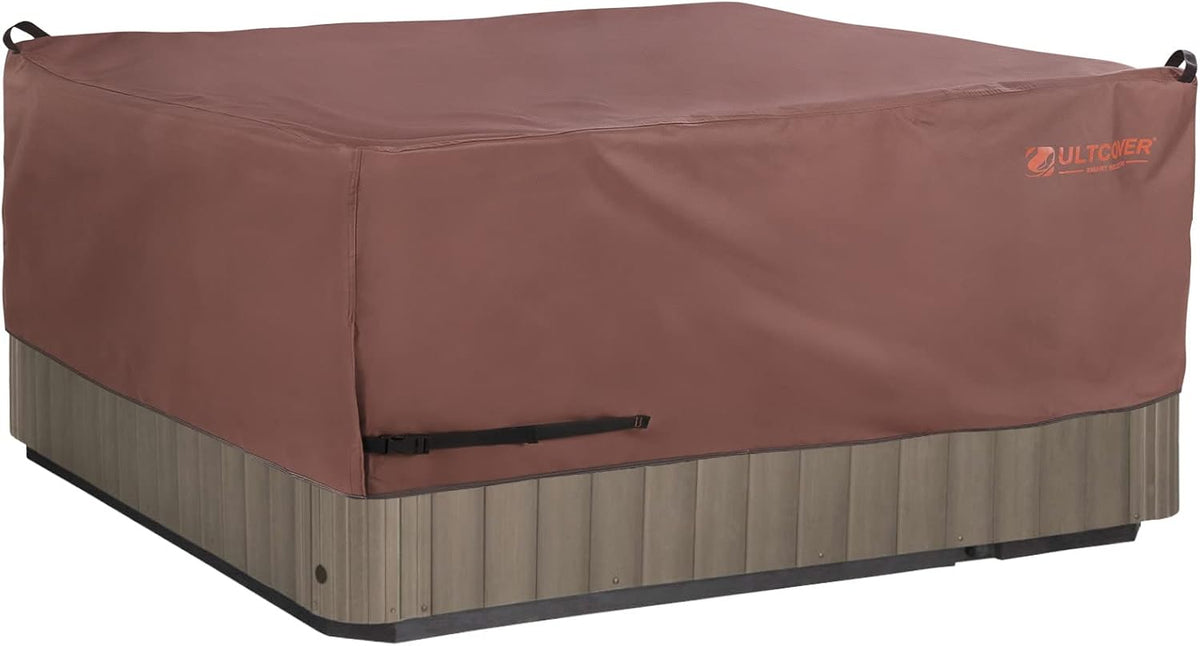 Black 76 inch Square Outdoor Hot Tub Cover A9235