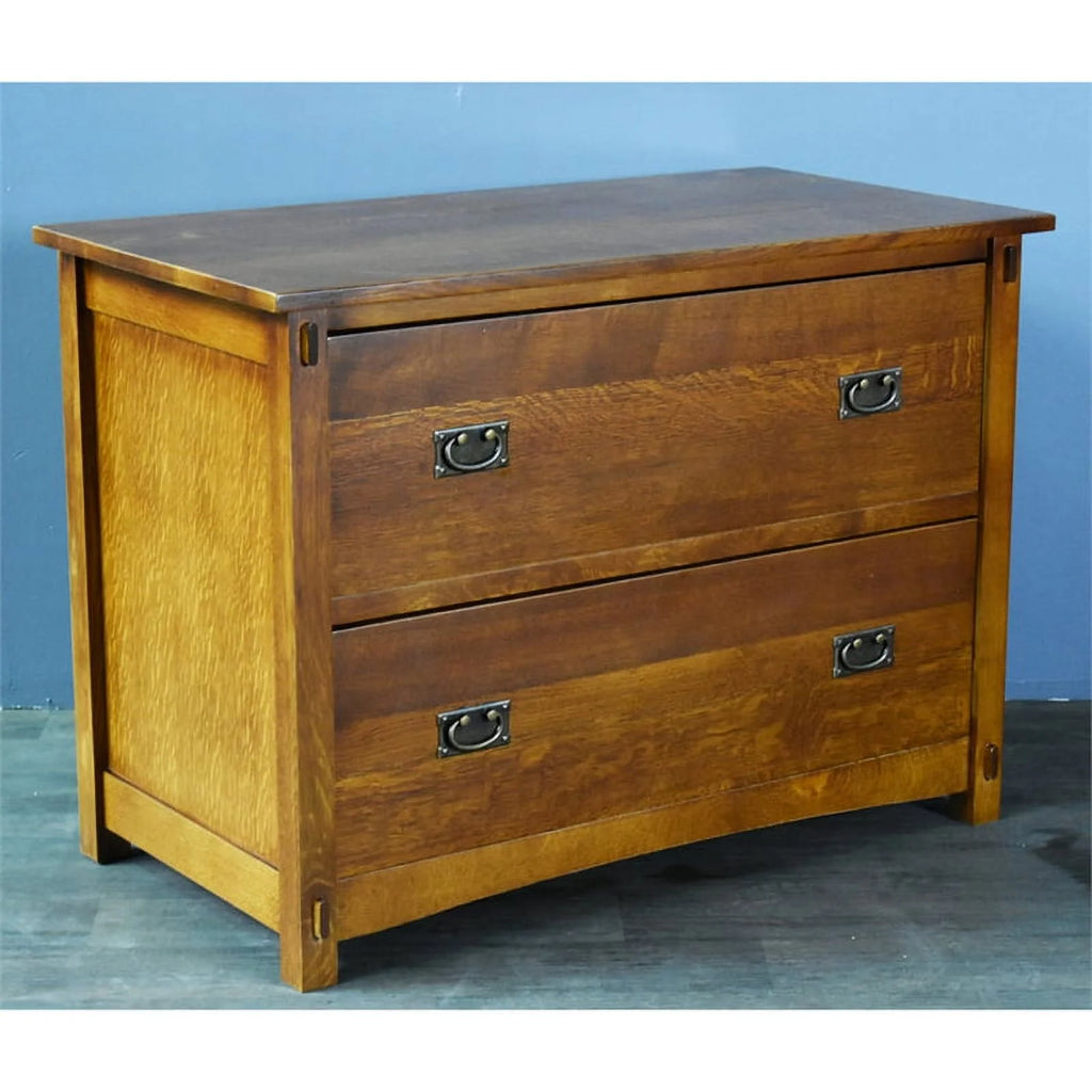 2-Drawer Wood Lateral File Cabinet in Oak A718