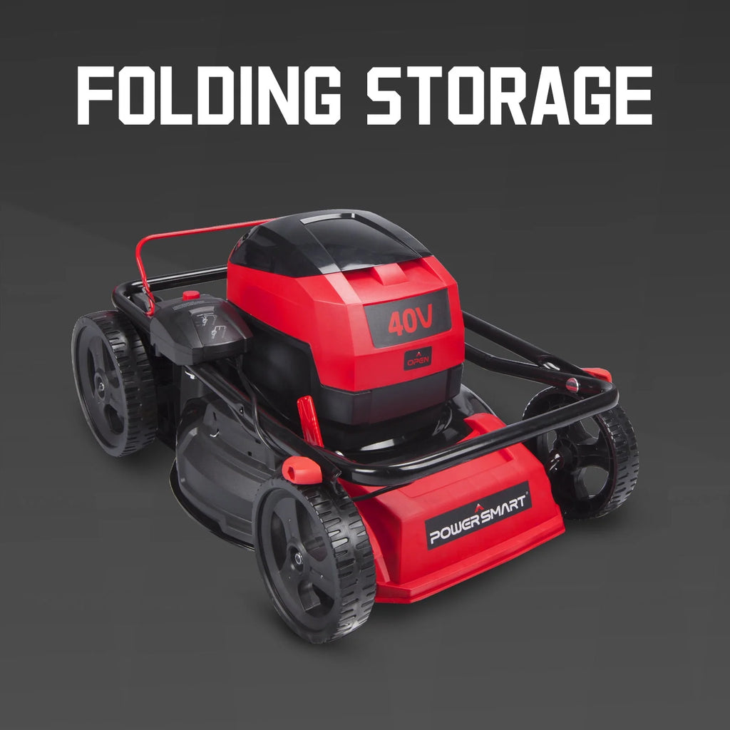 40V 17-inch Cordless Brushless Electric Push Lawn Mower D2669