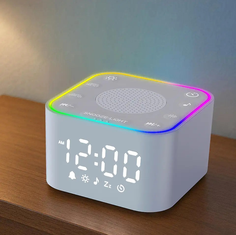 White Noise Sound Machine with Alarm Clock and Night Light C927