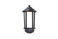 Black Smart Security Light with HD Security Camera U155