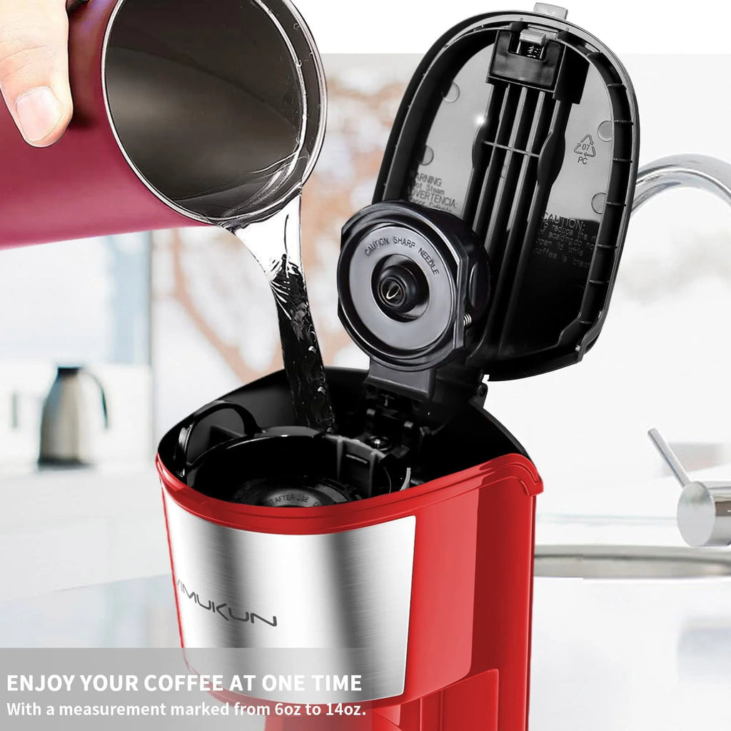 Single Serve Coffee Maker with 6 to 14oz Reservoir, Mini Size J6765