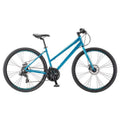 Blue 700c Flat Bar Road Bicycle T7287