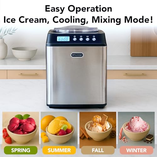 2.1 Qt. Stainless Steel Ice Cream Maker Y2512