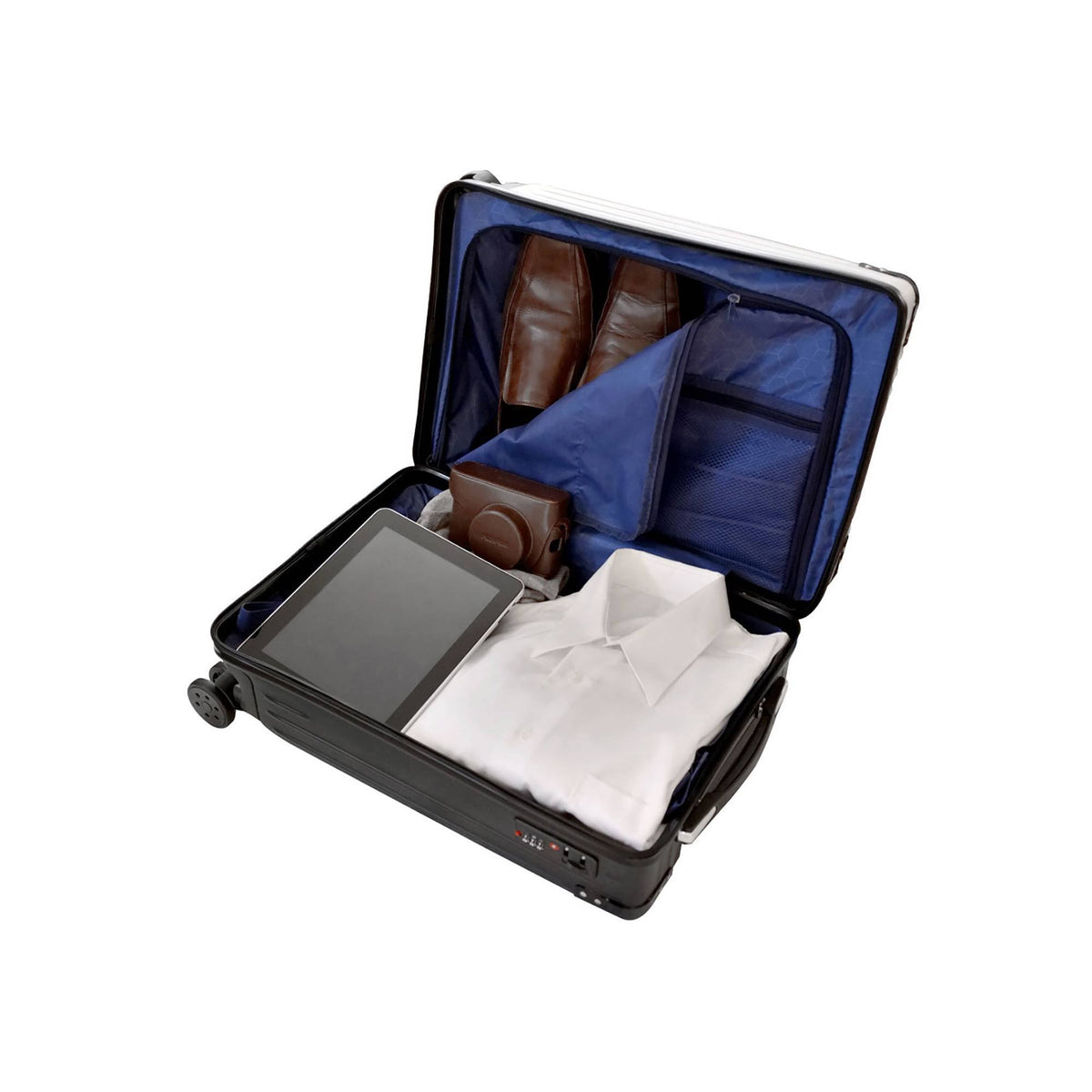 White 21x22 Carry on Suitcase Z373622