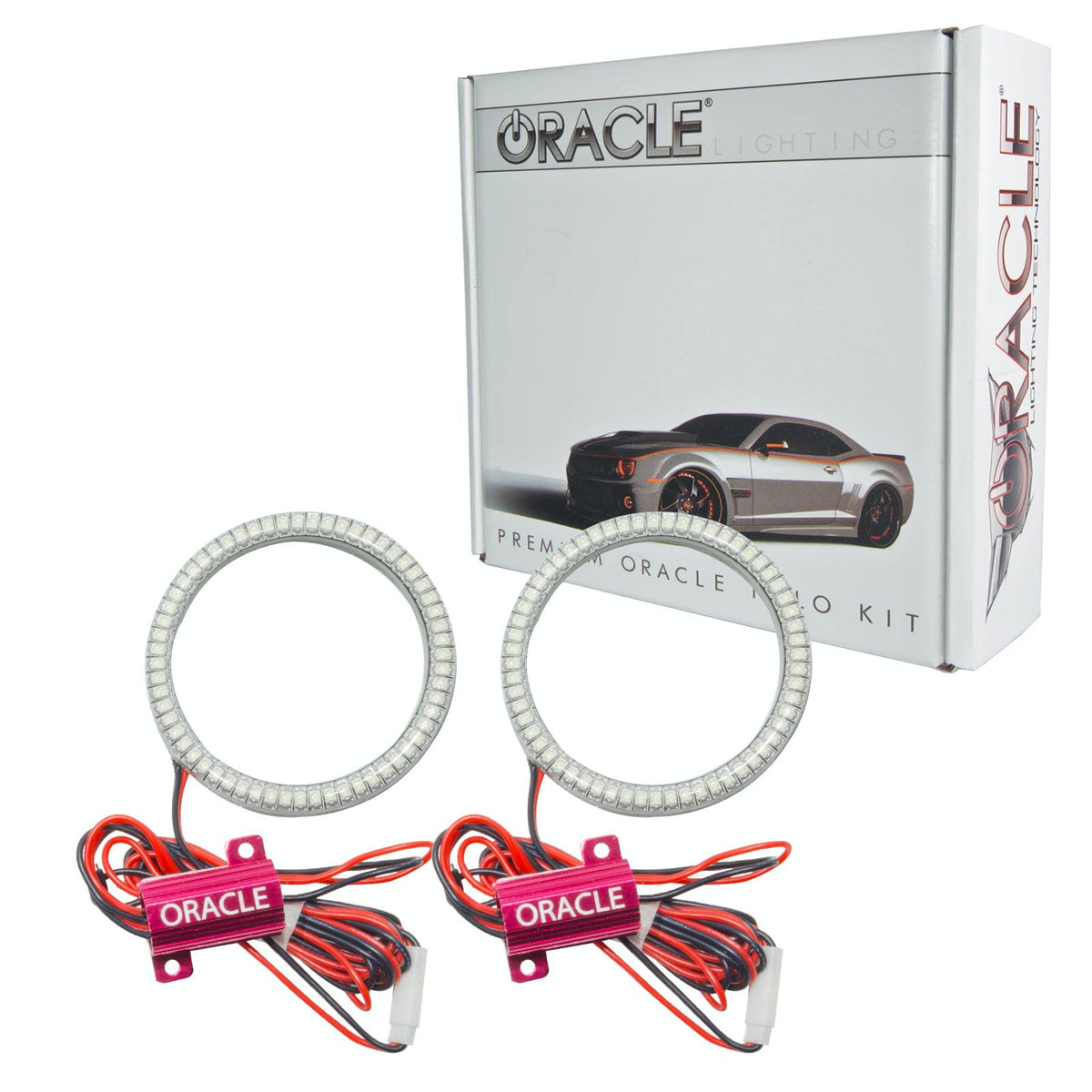 LED Projector Fog Light Halo Kit Amber E182013