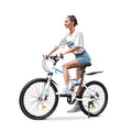 26 Mountain Folding Bike 21-speed Blue & White O224