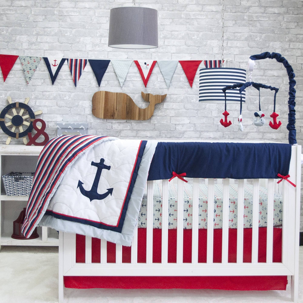 6 Piece Crib Bedding Set R760297