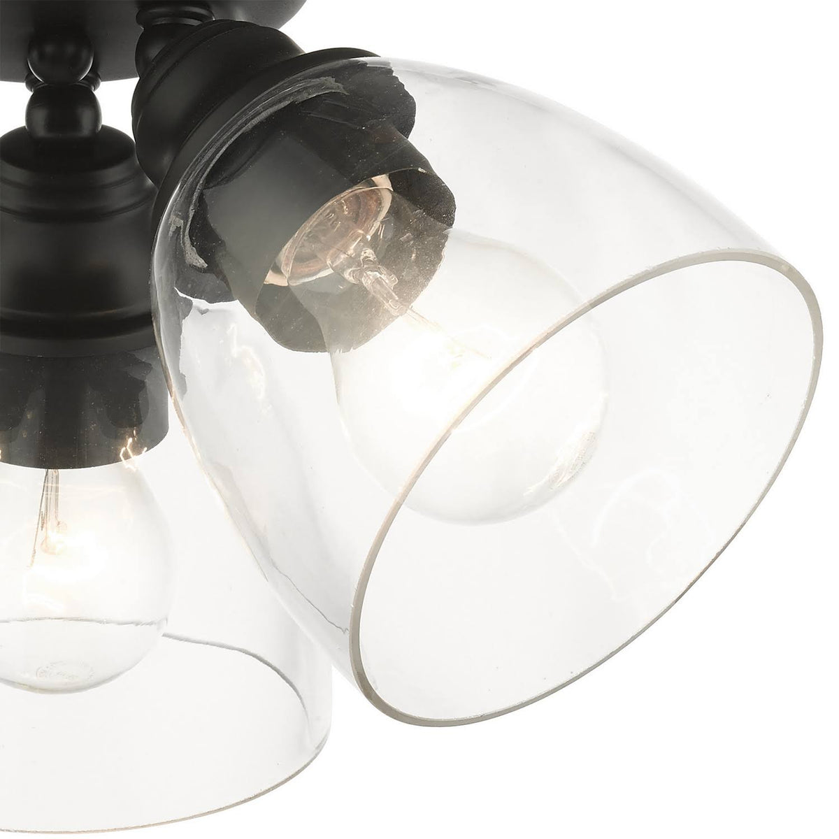 Black Flush Mount Light R982088