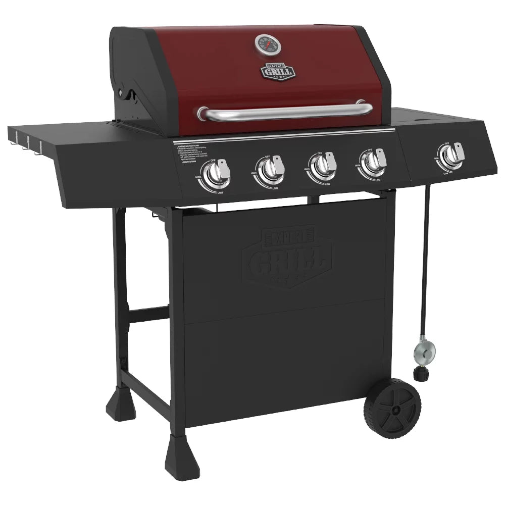 4 Burner Propane Gas Grill with Side Burner H926157