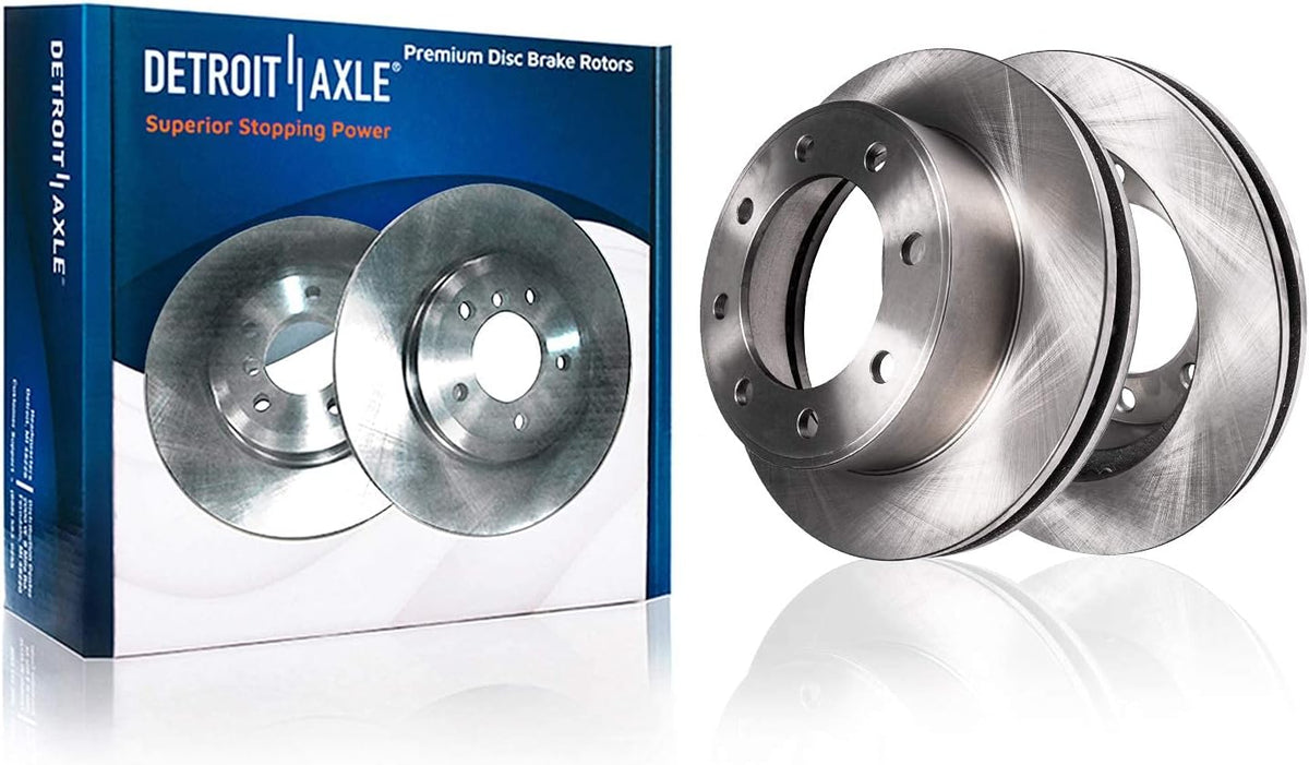 Rear Disc Rotors and Brake Pads 4pc Set R4696