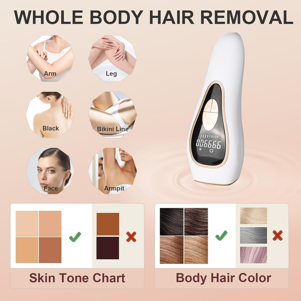 999900 Flashes IPL Hair Removal Device with Cooling System P687
