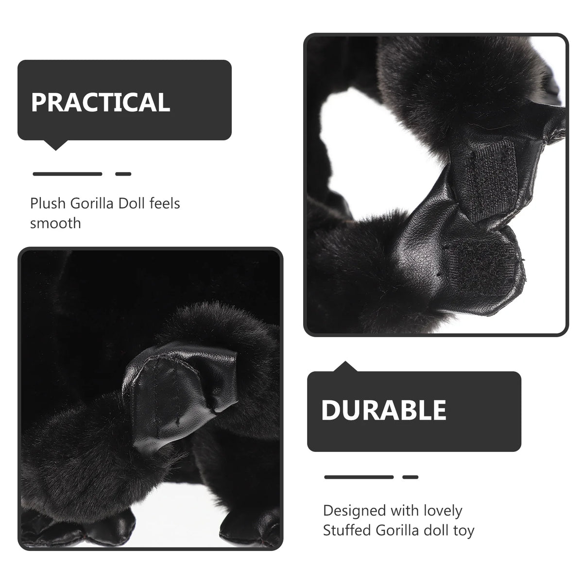 Large Plush Gorilla Toy C3755