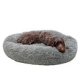 Long Fur Donut Dog Bed V11007
