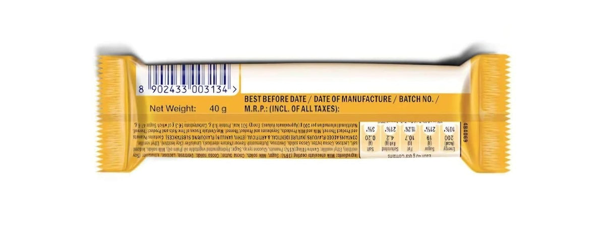 Butterscotch Chocolate Bar 40g Box of 15 Bars G827
